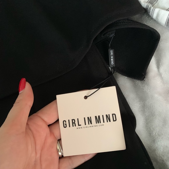 Girl in mind BANDEAU black jumpsuit - Picture 5 of 9